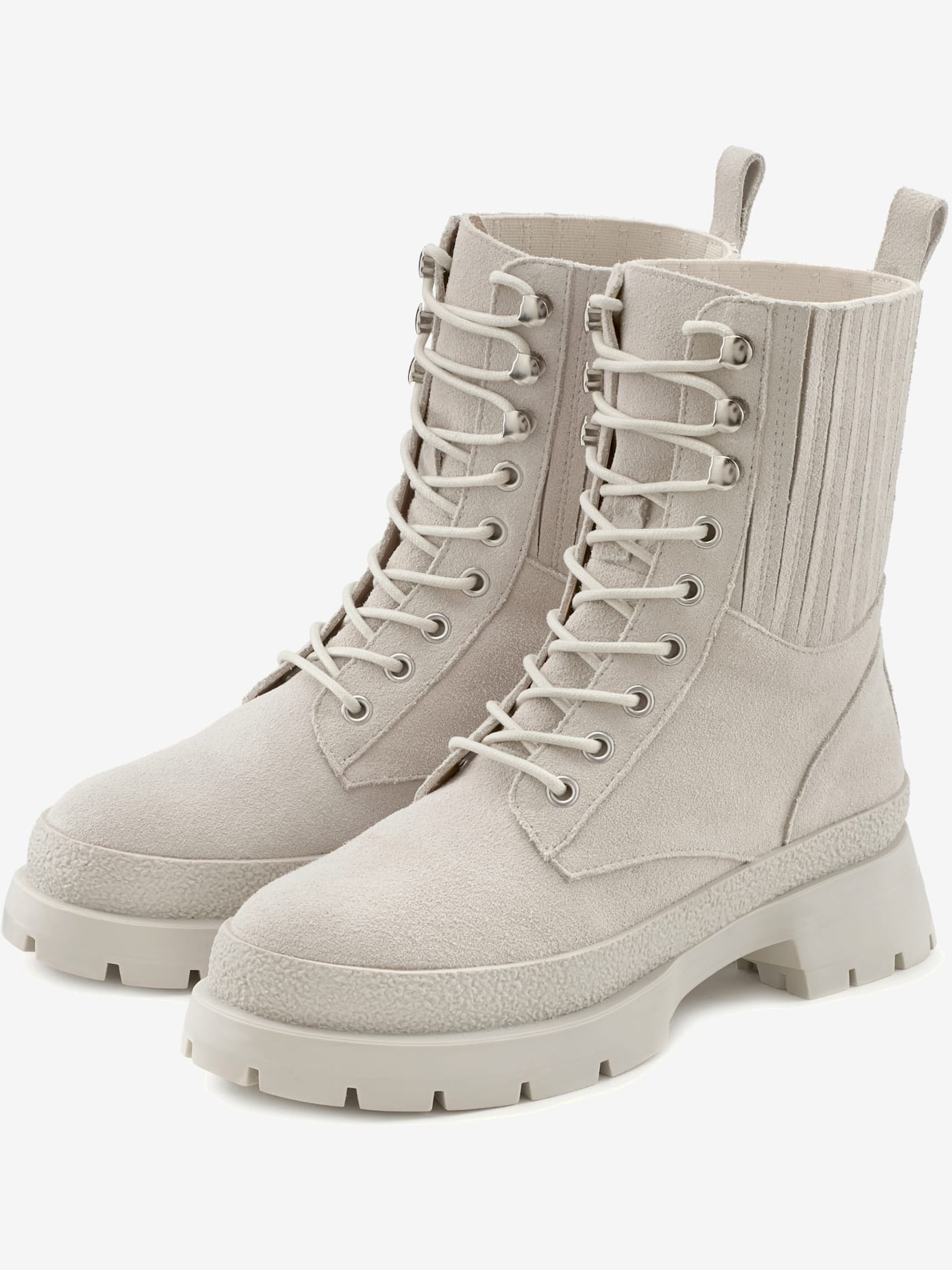 Bottines en cuir doux