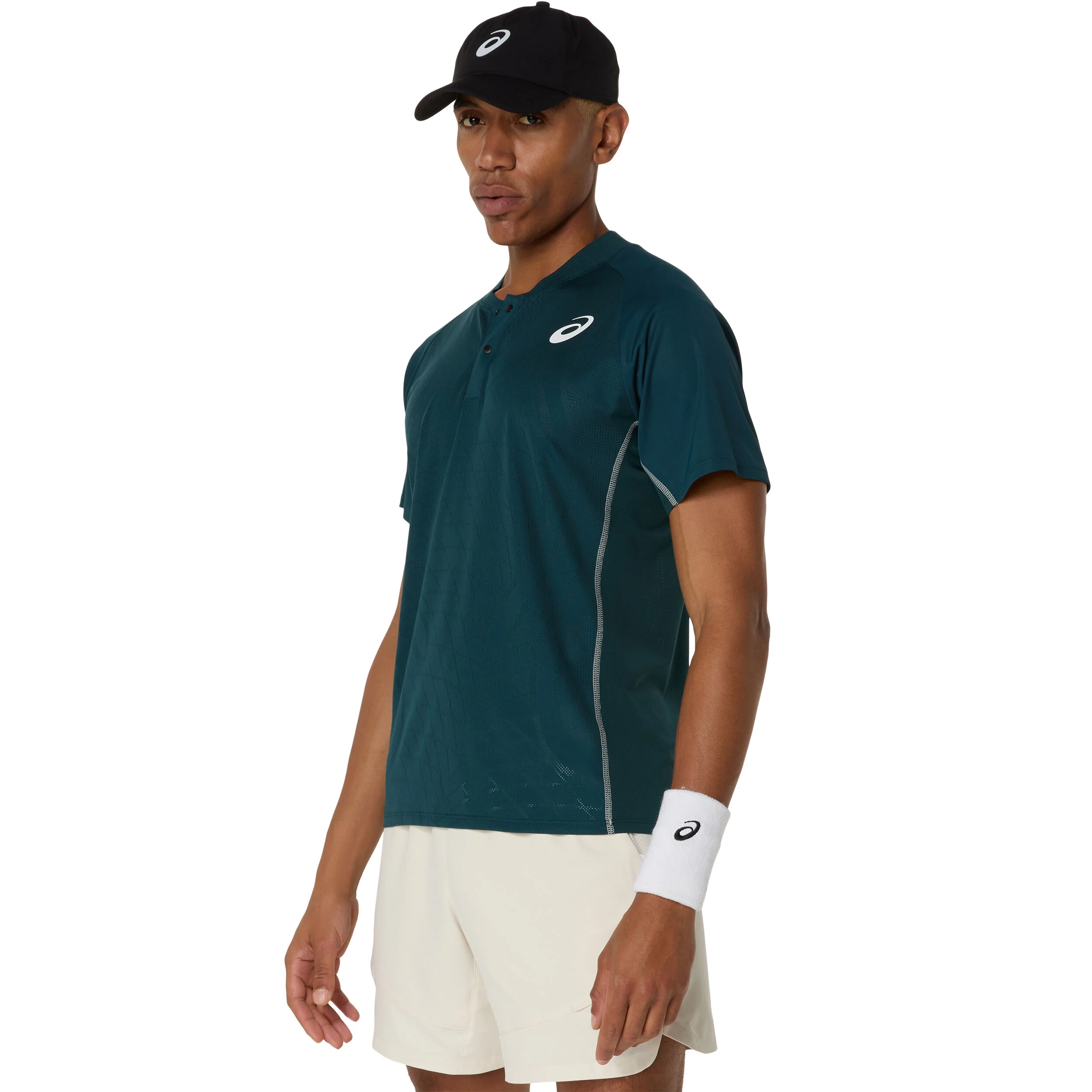 ASICS Match Actibreeze Polo Hommes - Vert Foncé