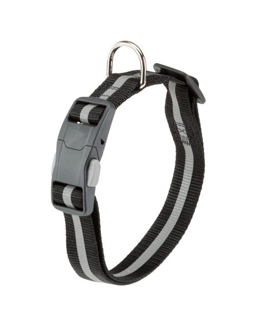 Adori Klikhalsband Reflex Zwart&Reflecterend - Hondenhalsband