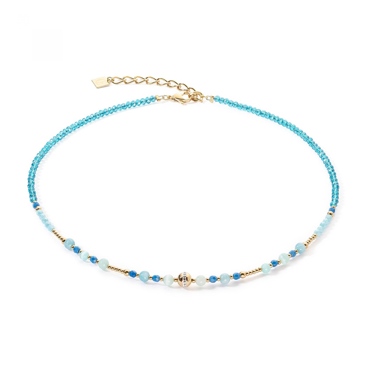 Collier Coeur de lion Princess Spheres turquoise