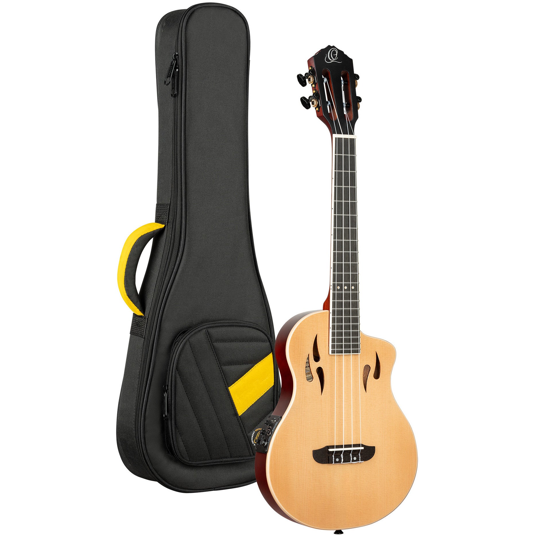Ortega TourPlayer Series RTPS-U-NAT elektrische tenor ukelele met gigbag