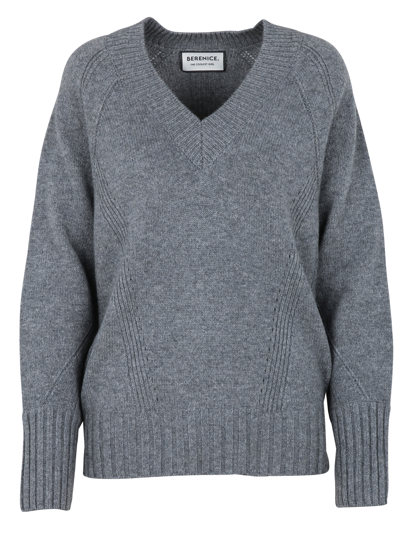 ARRY - Pull col V en laine | Noir