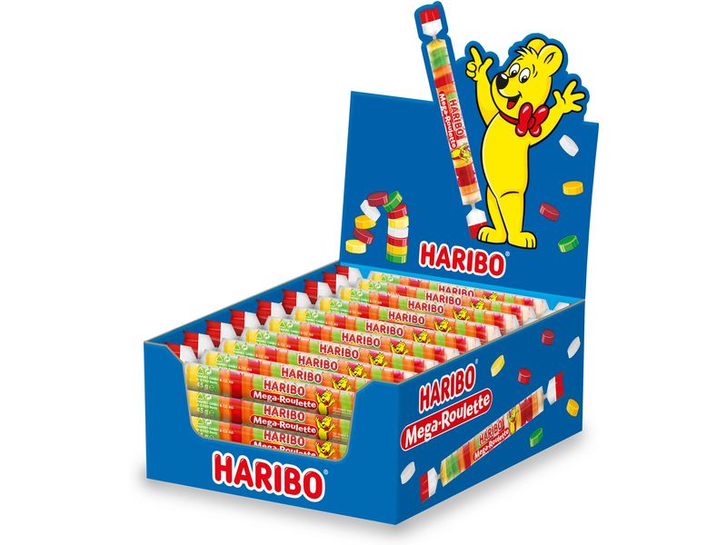 Haribo Bonbons & Gummibären Mega-Roulette 40 x 45 g Fruchtgummi