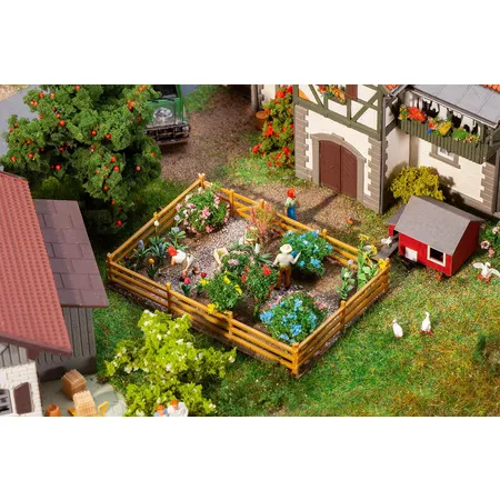 Faller 181276 - Ziergarten mit Blumen und Büschen