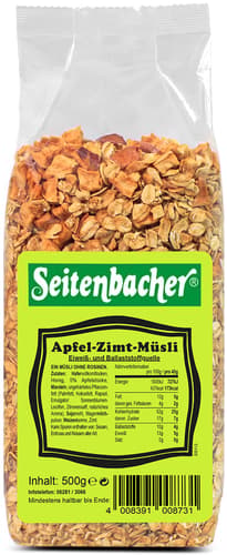 Seitenbacher Apfel-Zimt Müsli