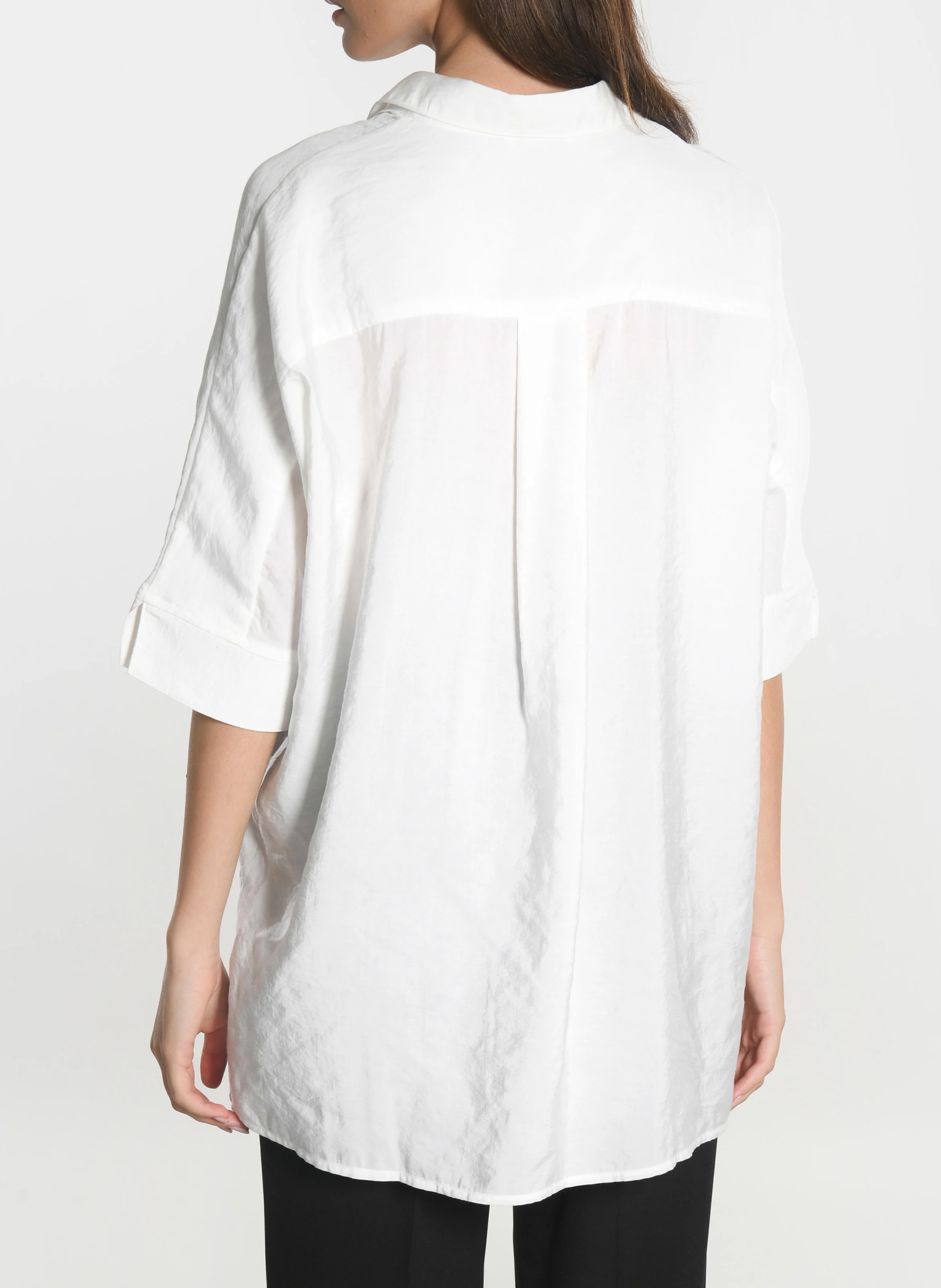 LILOU - Chemise col classique| Blanc