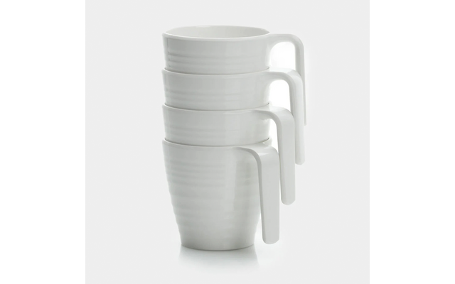 Flamefield Stacking Mug Becher 4er Set 350 ml