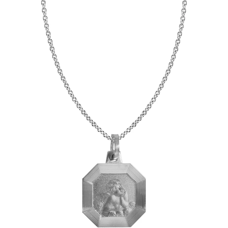 trendor Silberkette mit Amor silver