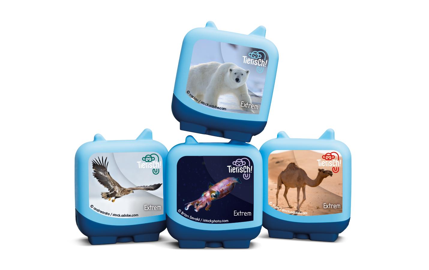Hörbuch Clever Tonies: Tierisch Extrem 4er SetHörspiel für Kinder
