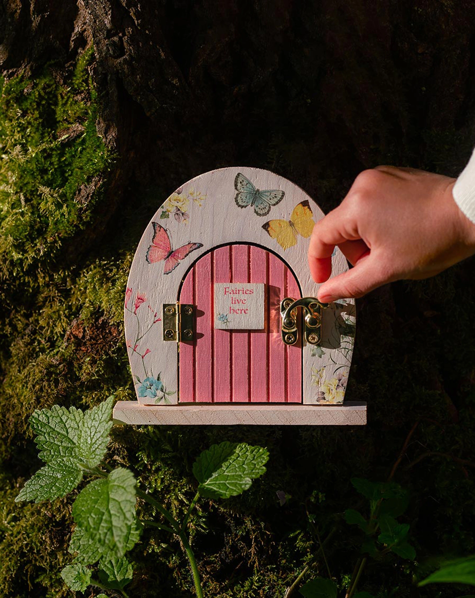 Wanddeko LITTLE FAIRY-DOOR aus Holz