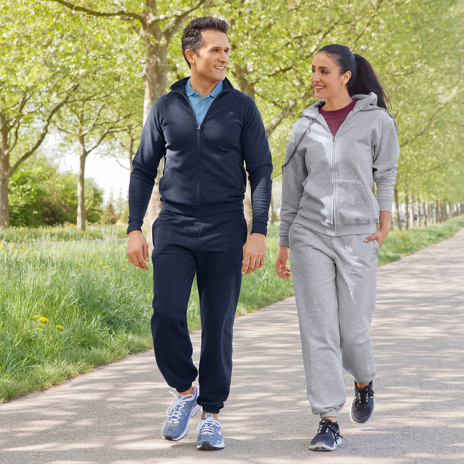Fruit of the Loom Sweat Unisex-Freizeithose, lang mit Bündchen