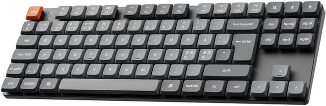Keychron K1 Max gaming tastatur (Gateron, Low Profile, Brune Switches)