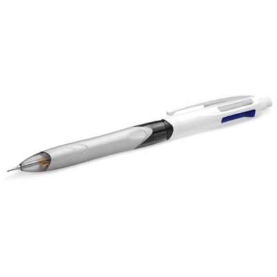BIC 4 Couleurs - 12 Stylos à bille 4 couleurs - 3 couleurs et 1 porte-mines