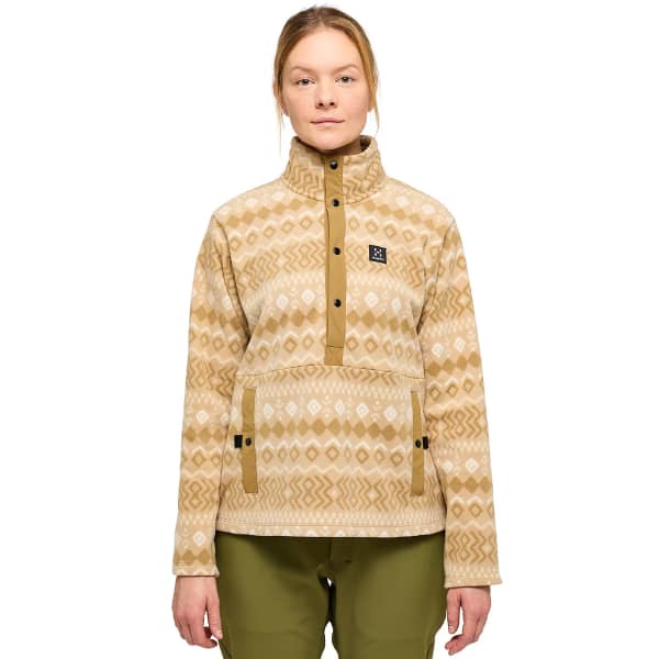 Sweat polaire HAGLÖFS MORA MID WOMEN SAND/CINNAMON BROWN