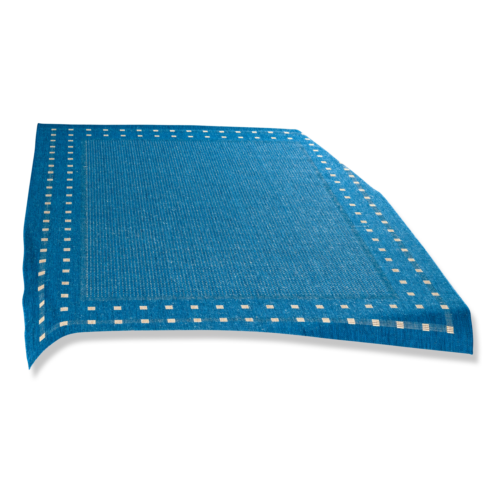 In-/Outdoorteppich - blau - 80x150 cm