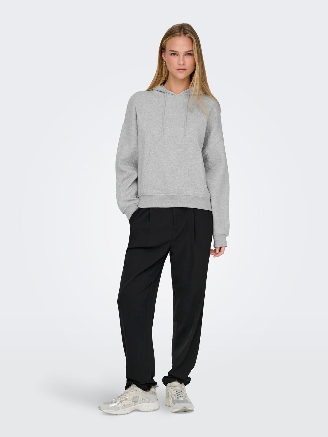 ONLSWEAT Sweatshirt Light Grey Melange