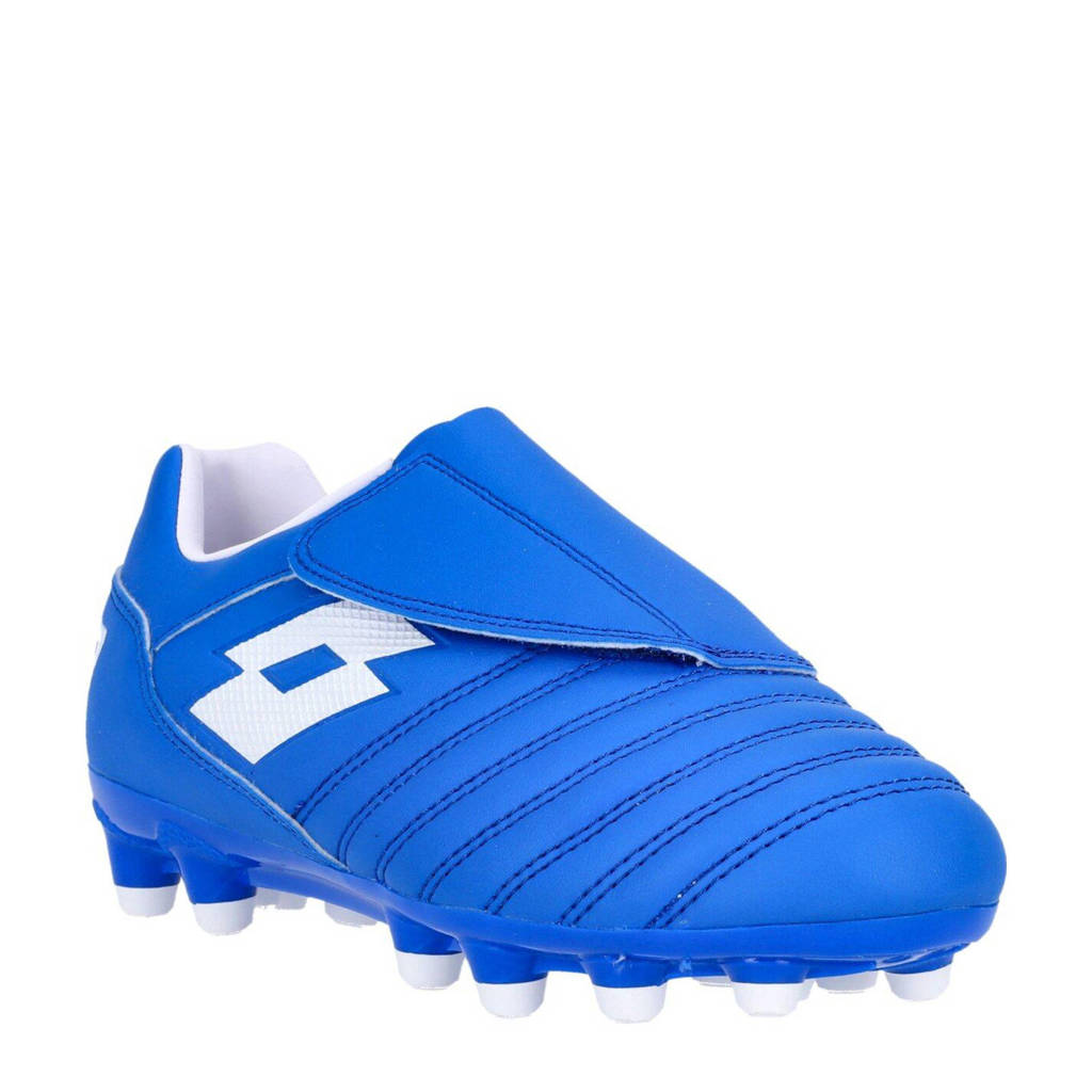 Lotto Milano 700 AGM S junior voetbalschoenen kobaltlbauw/wit