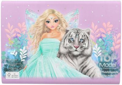 TOPModel Brevpapir i Mappe Tiger