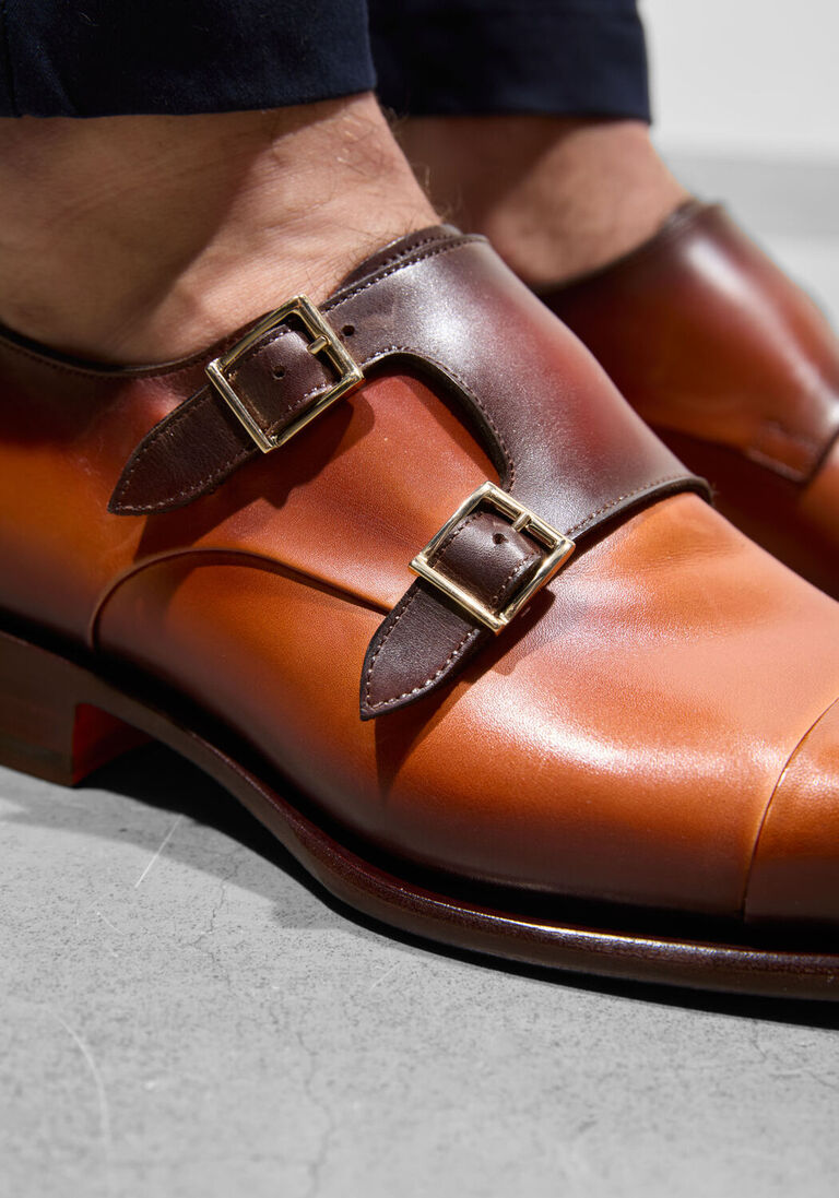 cognac santoni nette schoenen ira