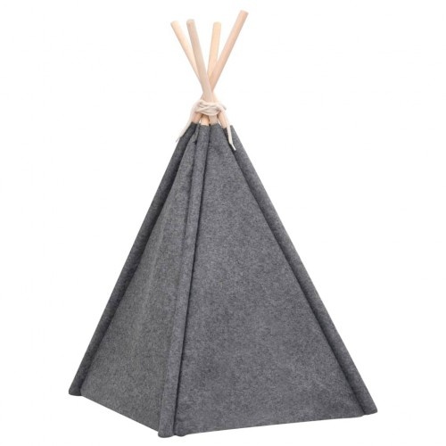 Tenda para gato cinza
