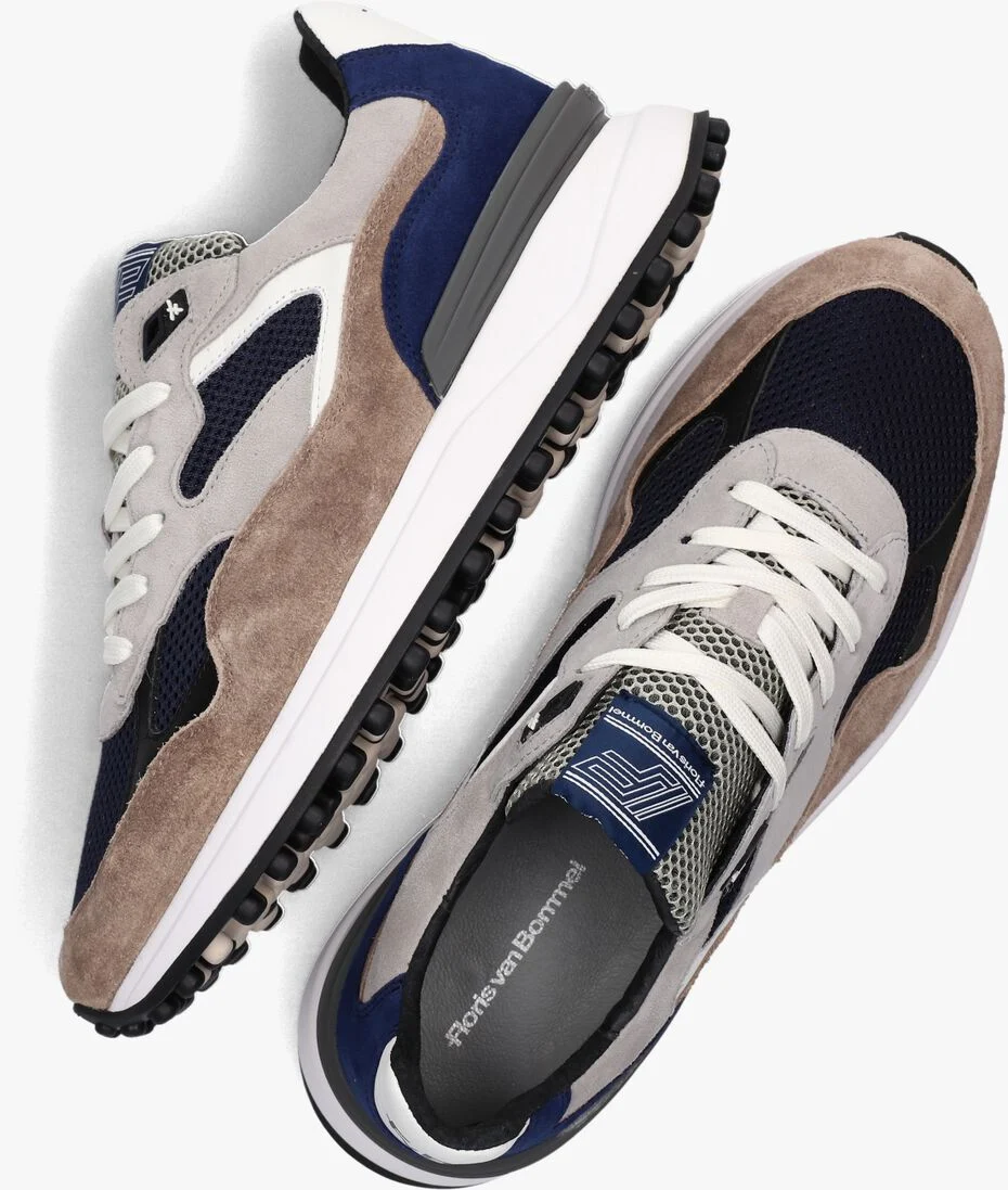FLORIS VAN BOMMEL blauwe floris van bommel lage sneakers sfm-10159