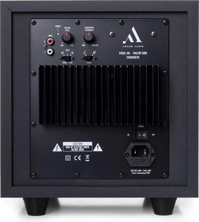 Argon Audio Malmö Sub 8 Noir Caissons de basses