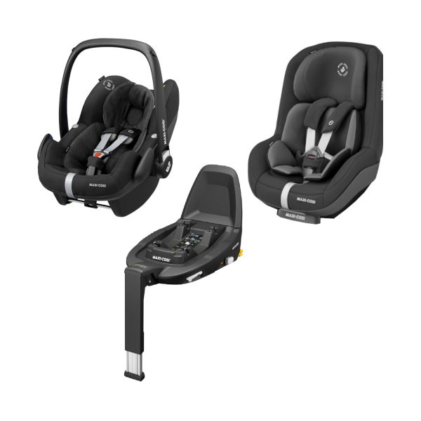 Maxi-Cosi Autostoel Pebble Pro - Essential Black | Autostoel Pearl Pro2 - Authentic Black | Familyfix3