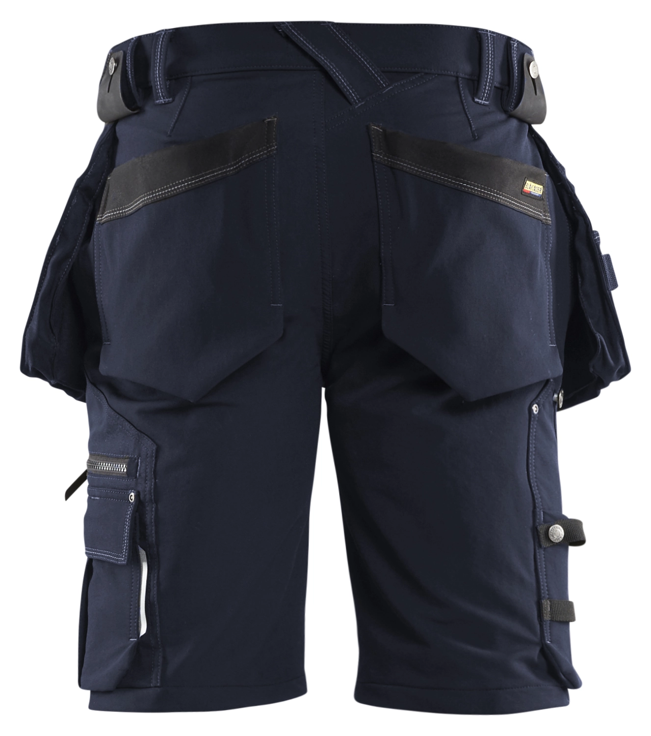 Blåkläder X1900 Werkbroek kort 4-weg Stretch 1988 - marineblauw - maat 50 (M)