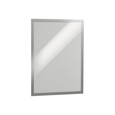 Durable Duraframe - 2 Cadres d'affichage adhésif repositionnable - A3 - argent