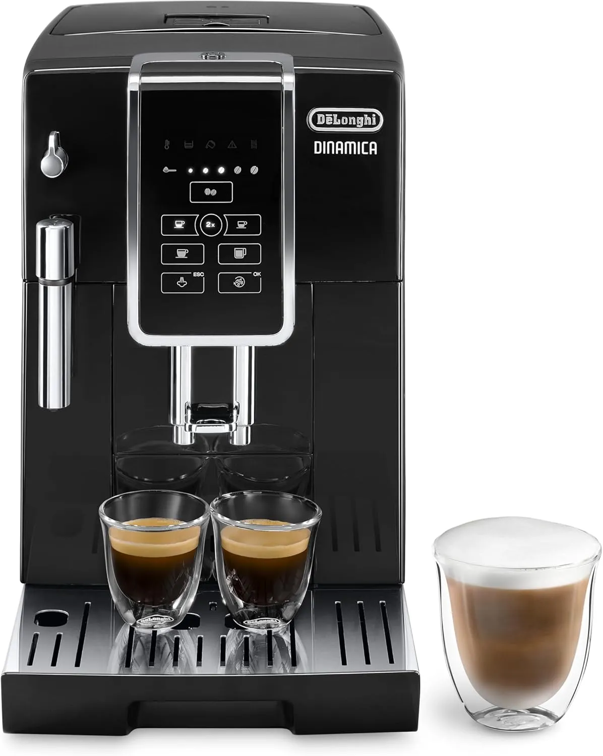 De'Longhi Dinamica ECAM 350.15.B Kaffeevollautomat, schwarz