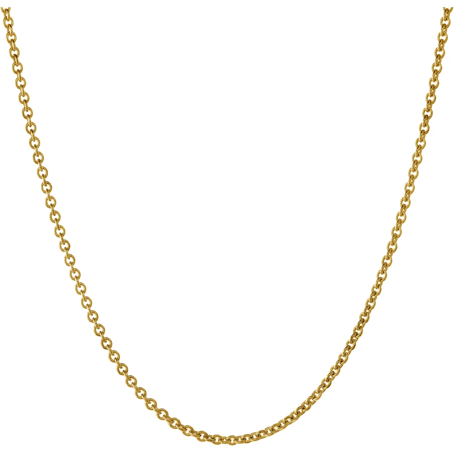trendor Anhänger Engelherz Gold 585 mit plattierter Kette für Kinder gold