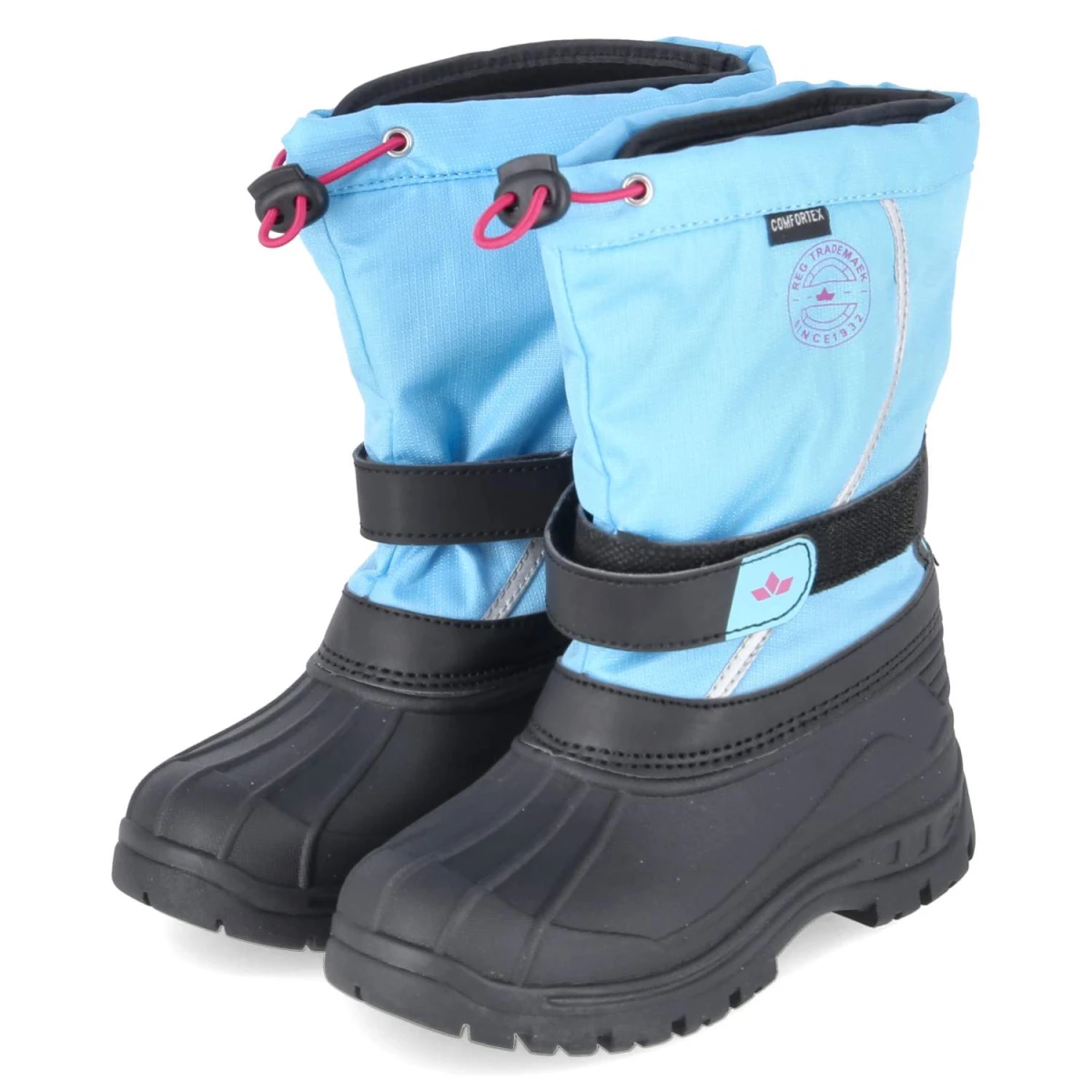 LicoSnowboots FRITZI V - tUErkis/pink