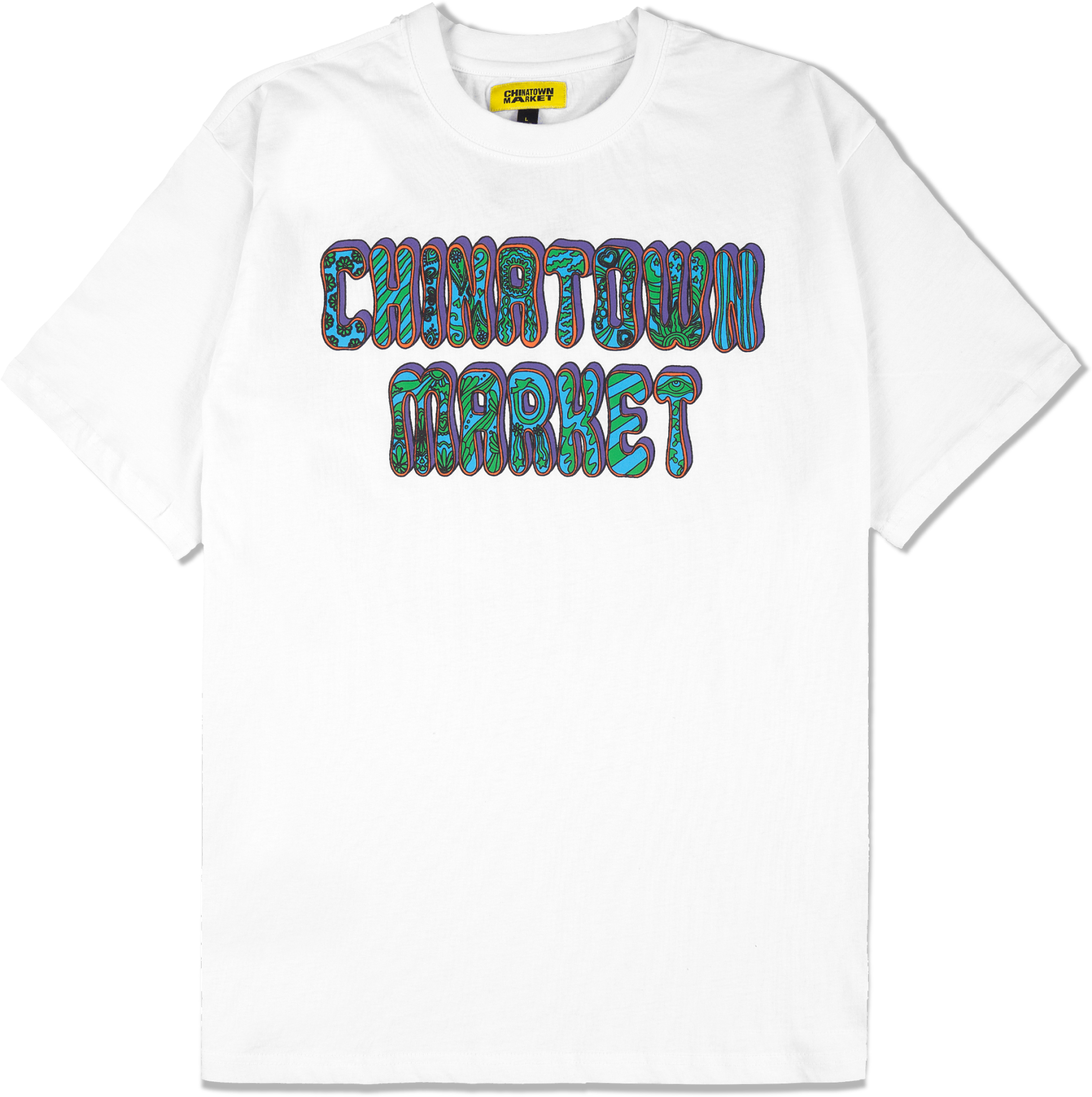 Market Hippie T-Shirt Weiss