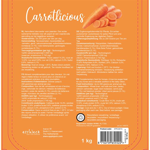 Paardensnoepjes Epplejeck Carrotlicious