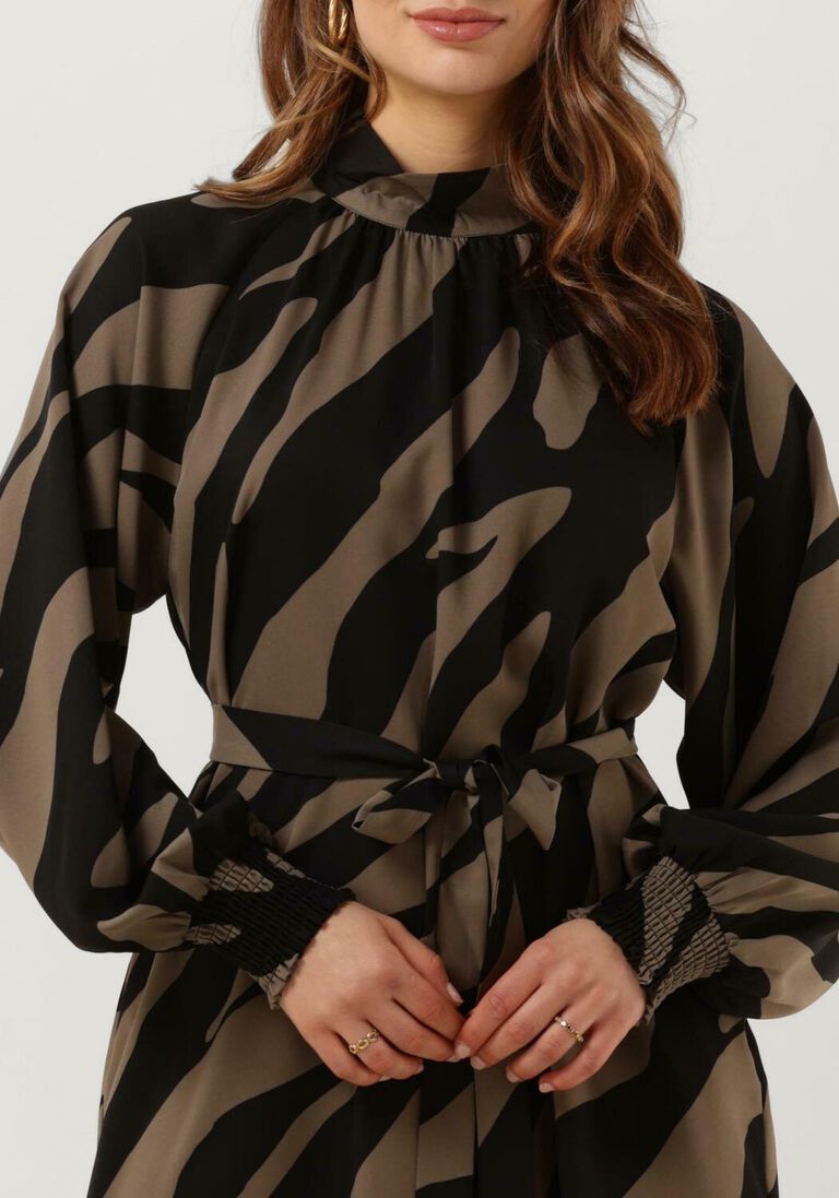 GESTUZ zwarte gestuz mini jurk bothildegz ls short dress