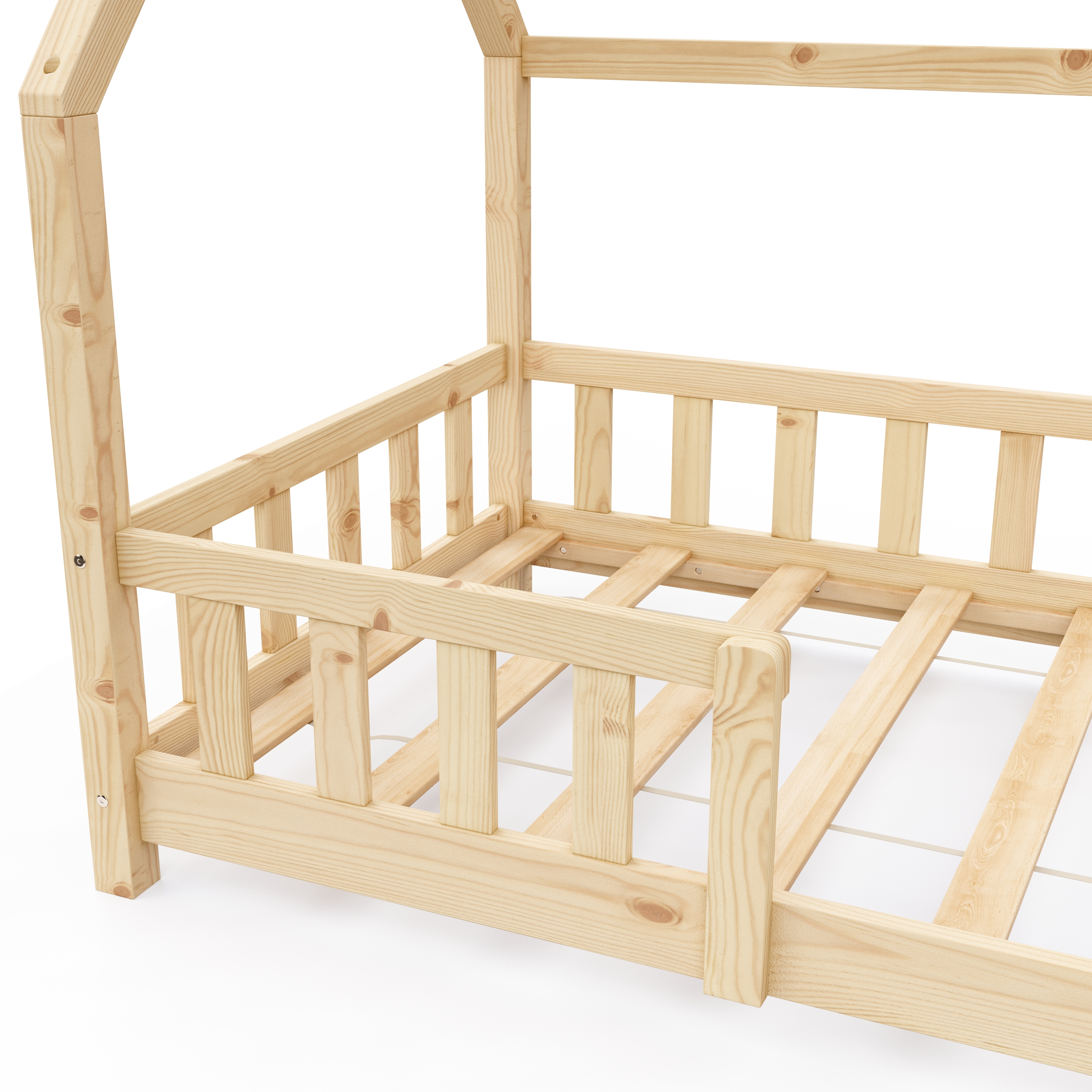 Kinderbett MAISON 80 x 160 cm natur