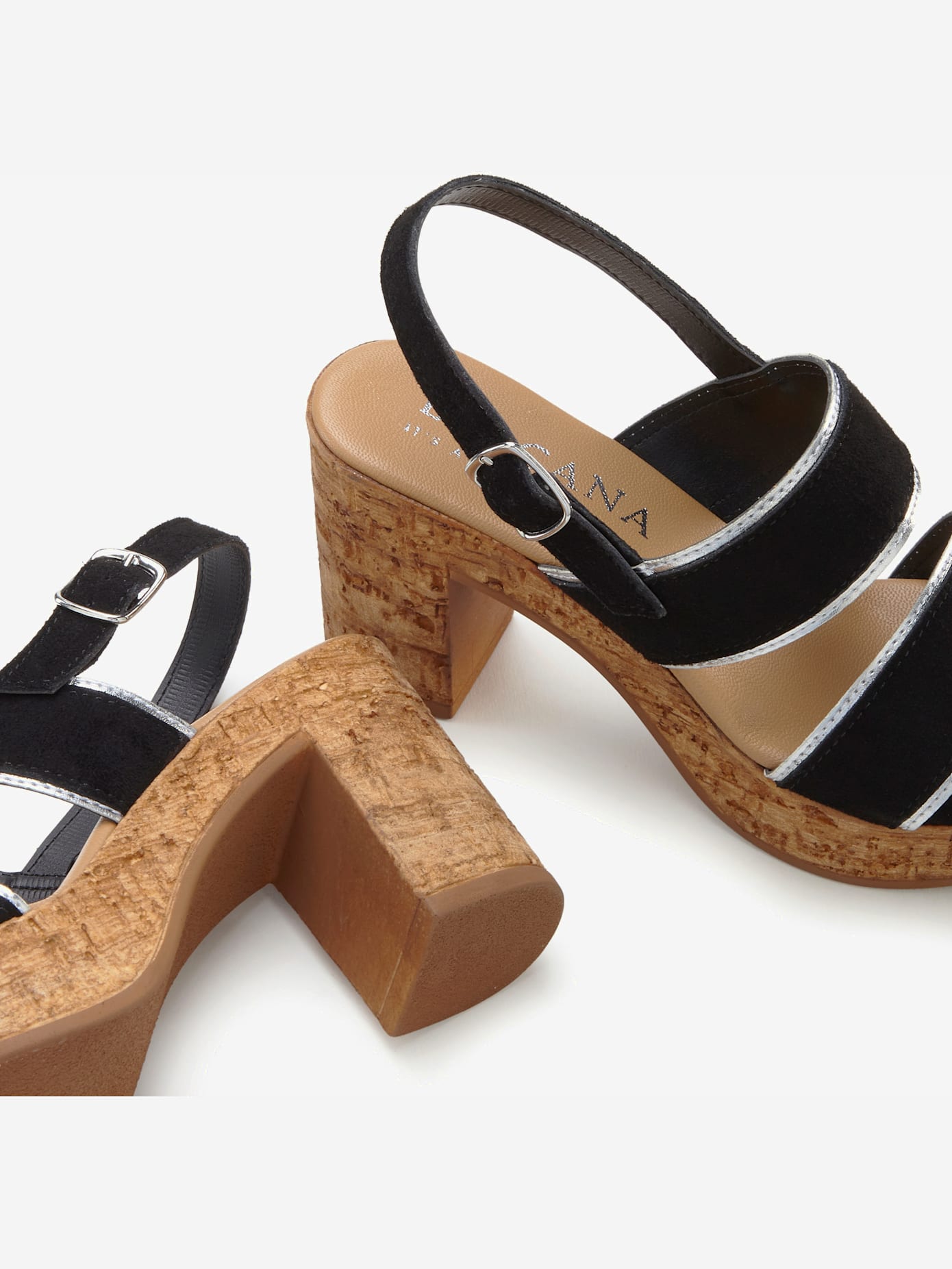 Sandales compensées cuir de qualité