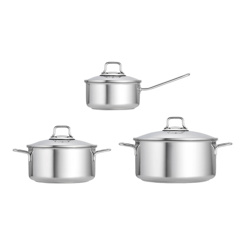Grytesett 1,5 l + 3 l + 5 l