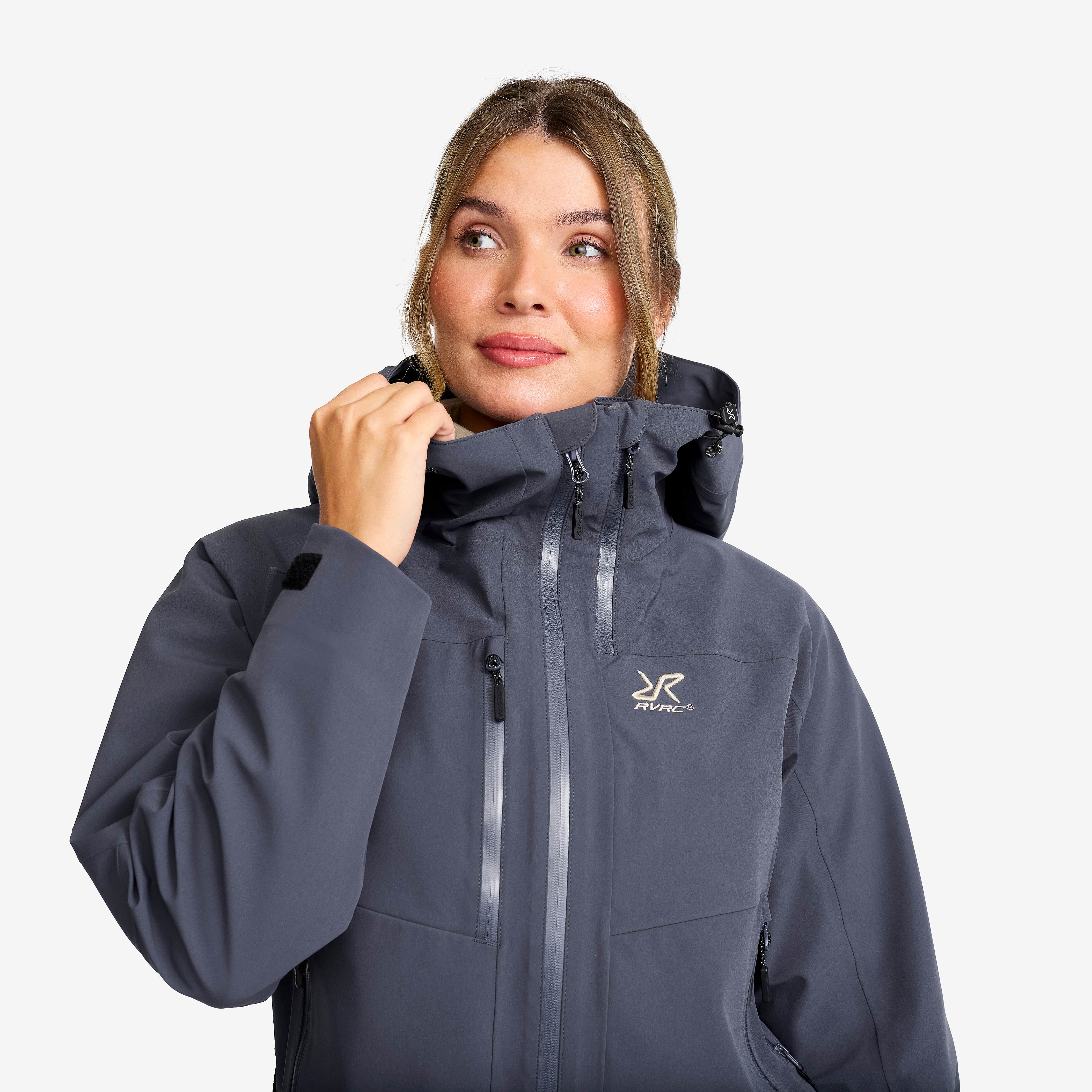 Cyclone 3L Shell Jacket Dame India Ink
