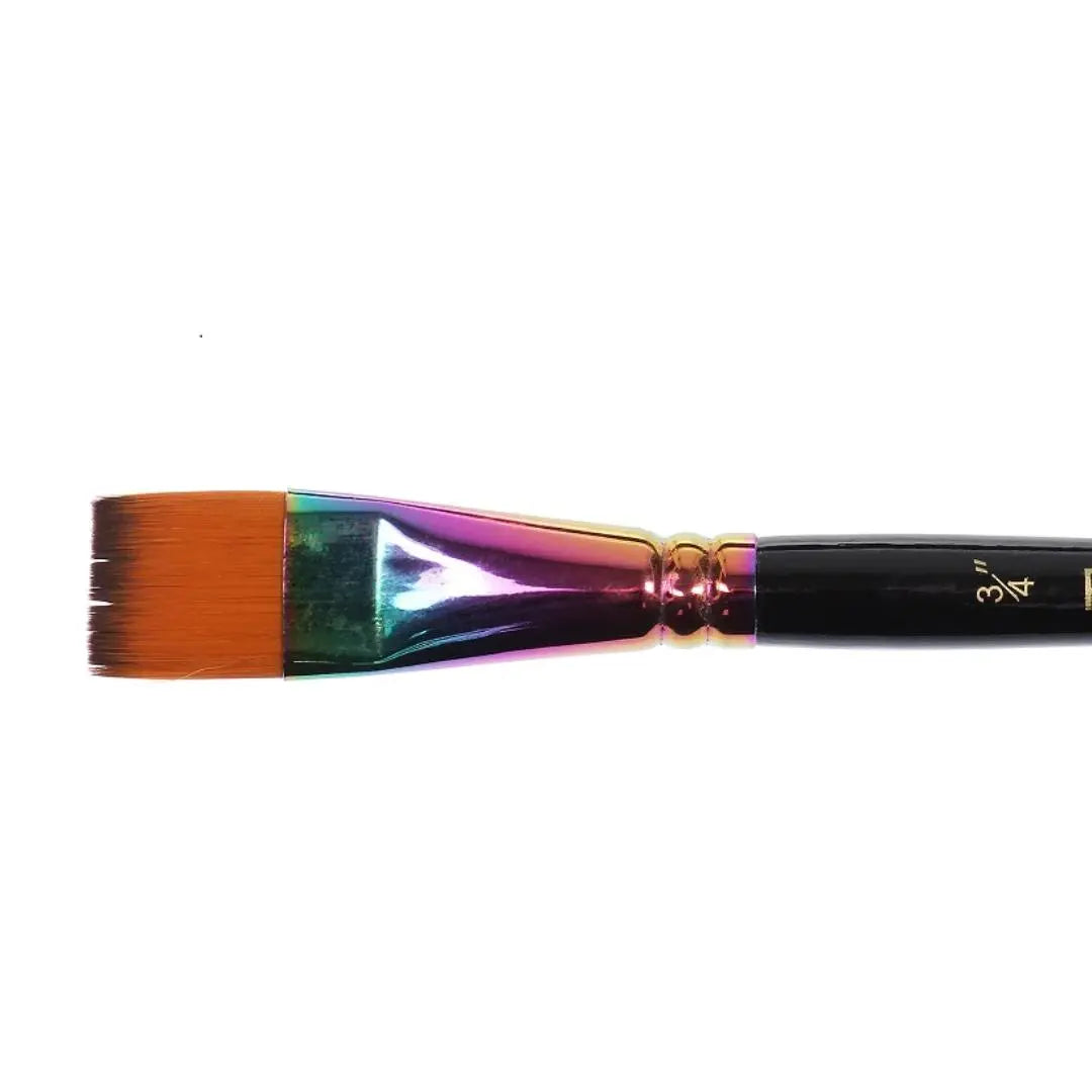 Pixie's Dream Flat Rainbow Face Paint Brush 3/4 Inch