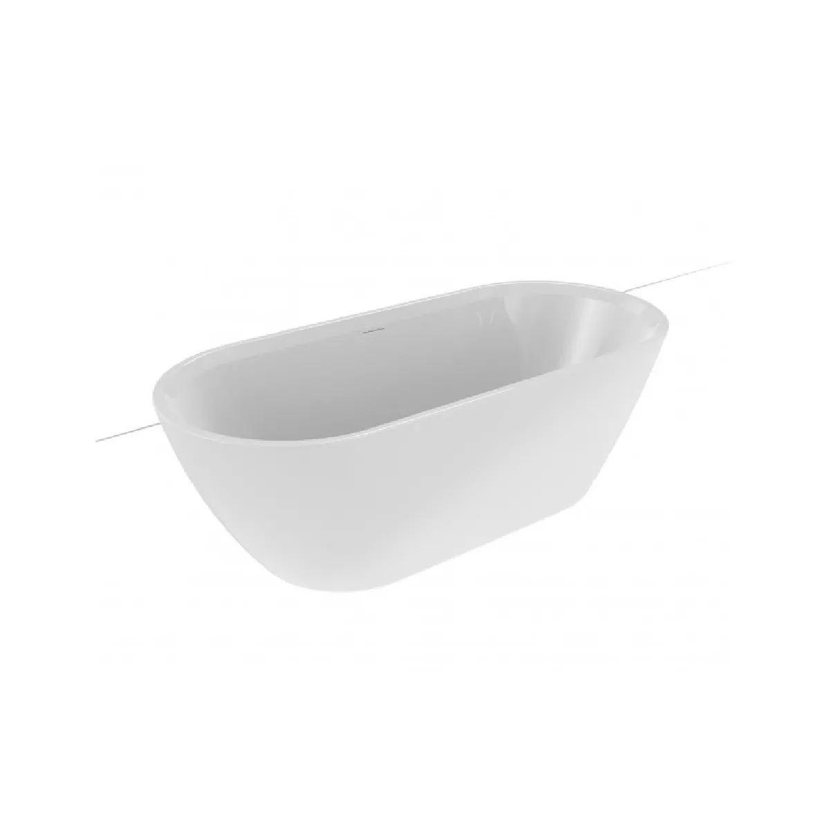 Riho INSPIRE Baignoire - Blanc brillant