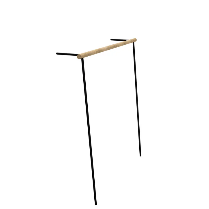 Roomsafari - Little Leanon II Stummer Diener L 60 cm, Nussbaum / weiss
