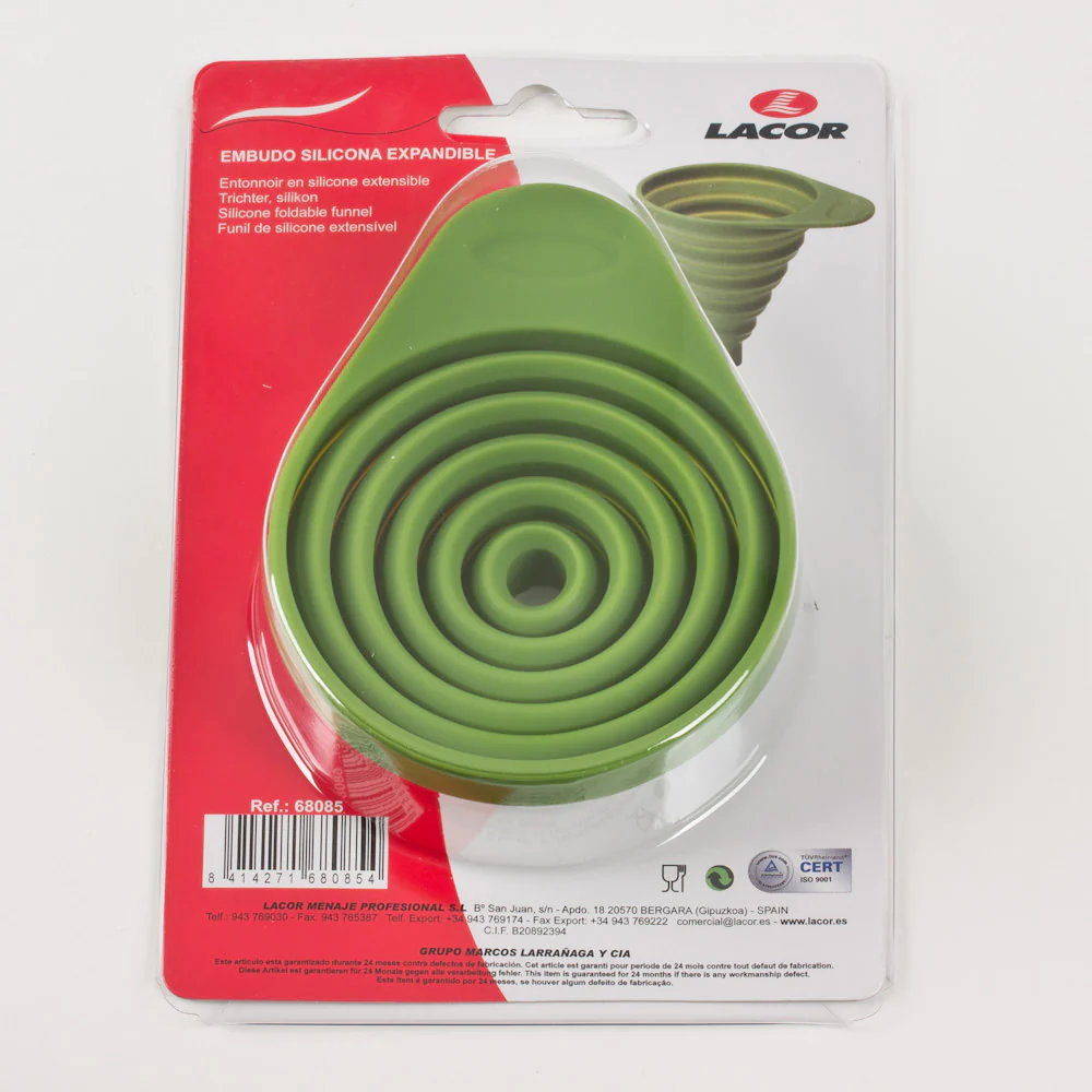 Entonnoir pliable en silicone 8.5cm Lacor