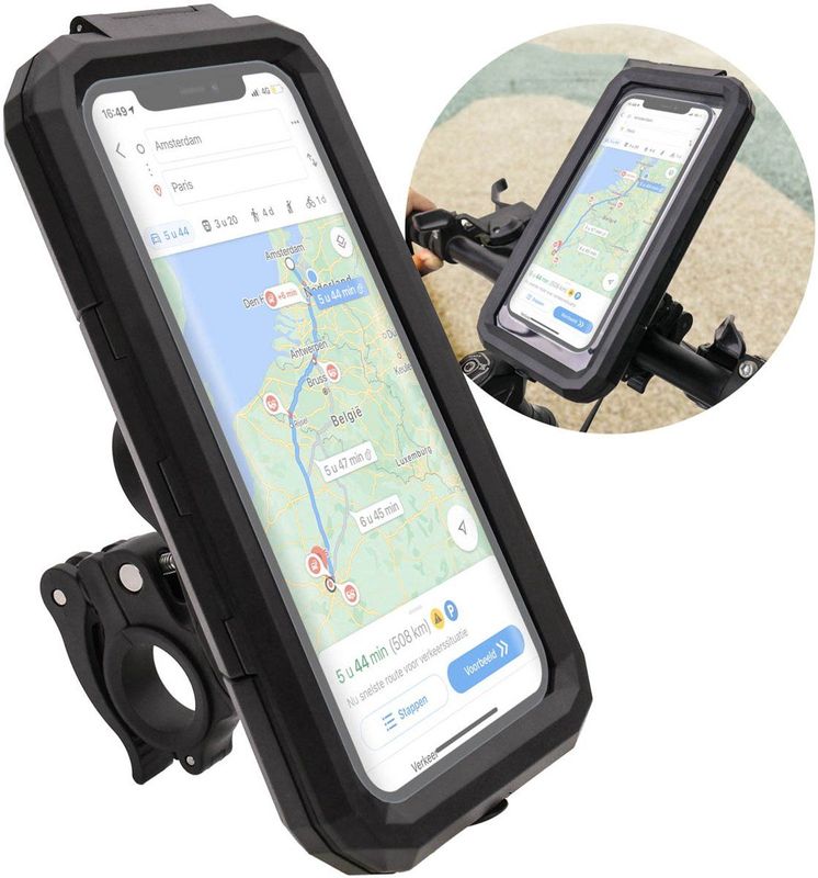 Imoshion - Telefoonhouder - Waterdicht - Zwart - Universeel - Fiets Accessoires