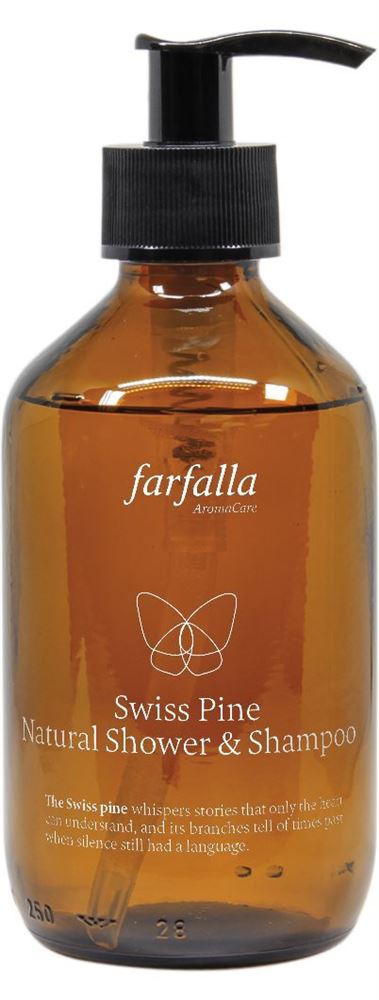 Farfalla Swiss Pine Natural Shower & Shampoo<br>250 ml, Tube