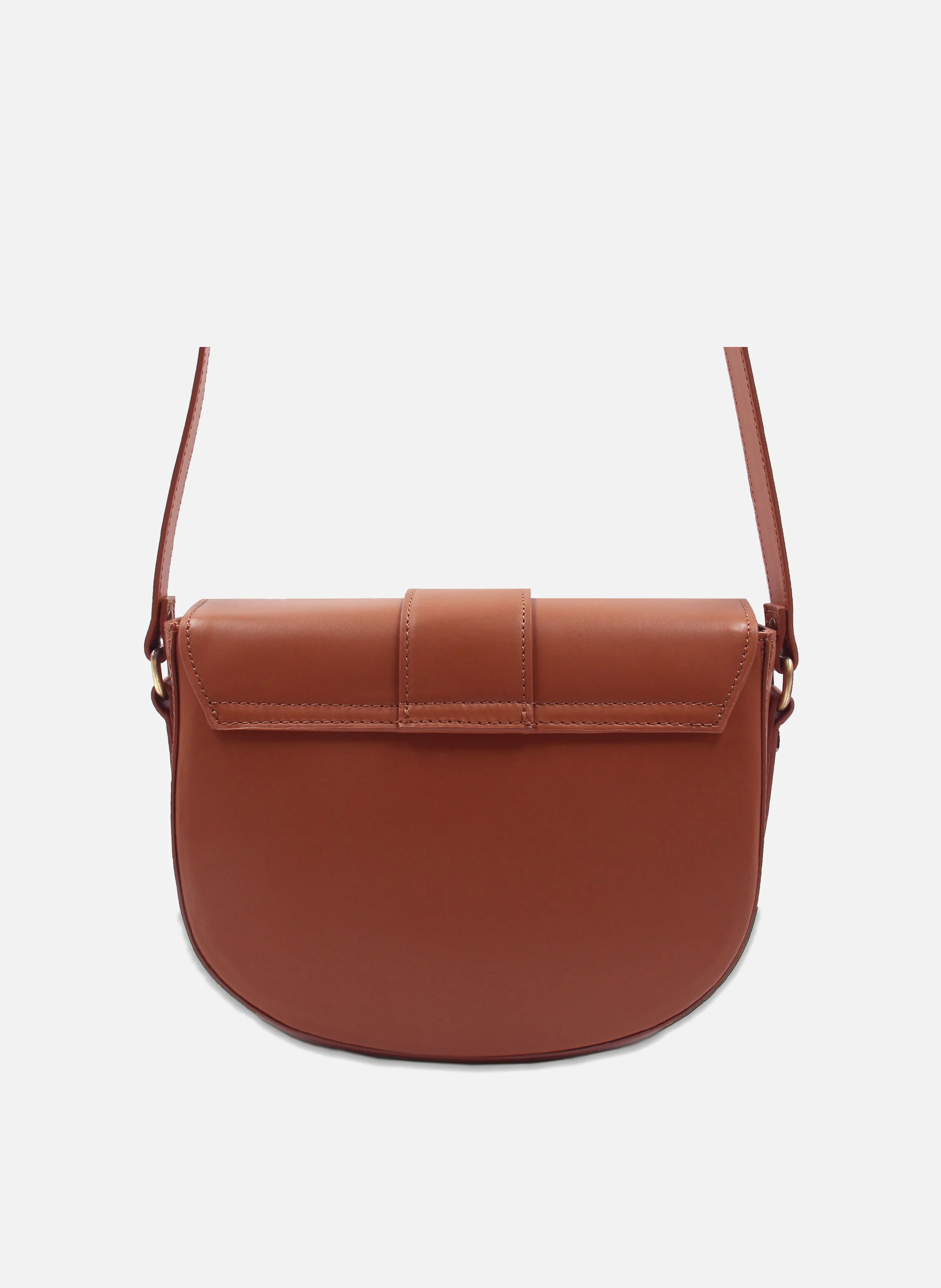 Sac boucle cuir lisse | Orange