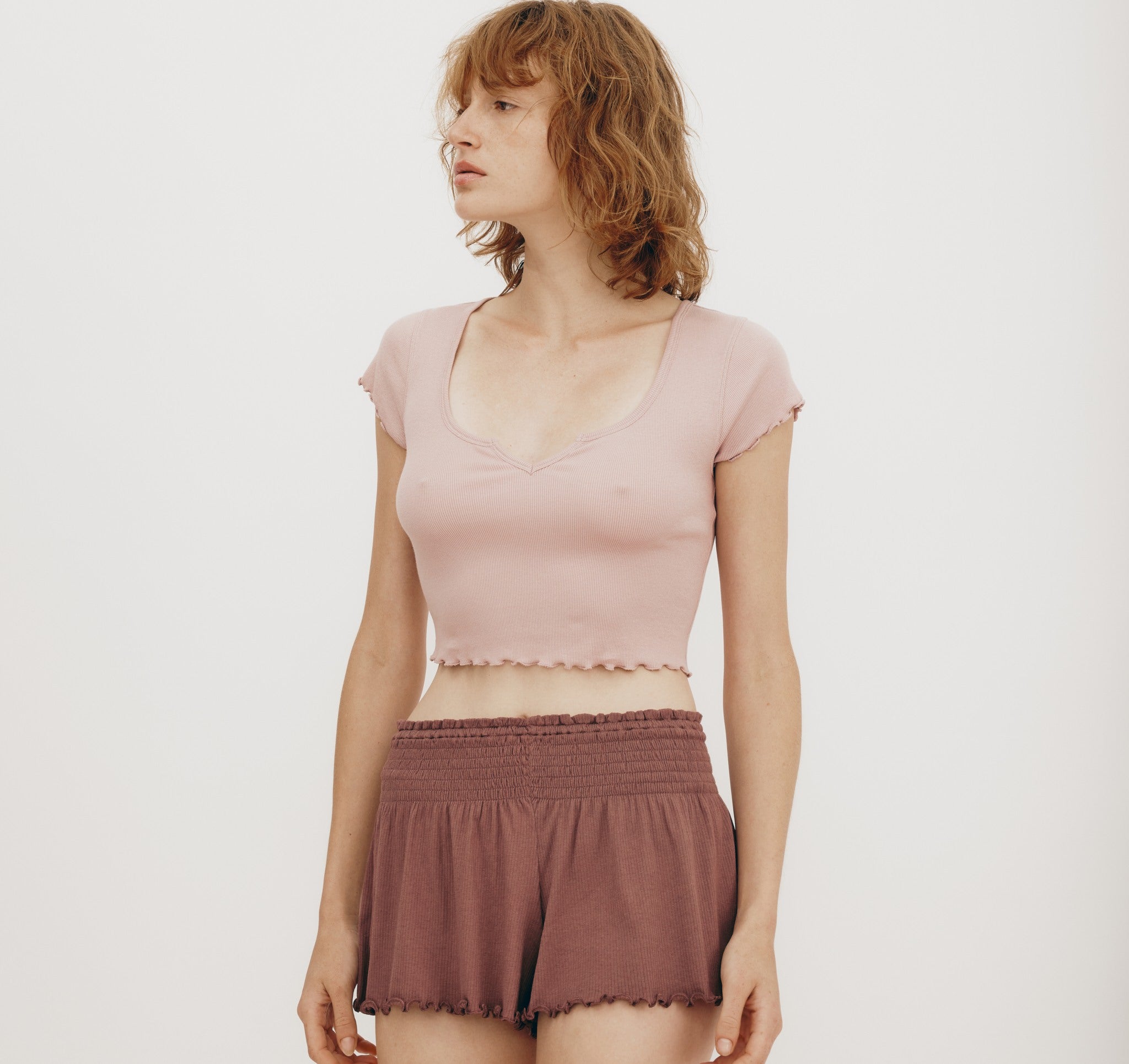 ORGANIC COTTON<br>Core Extend Rib Dip Baby Tee