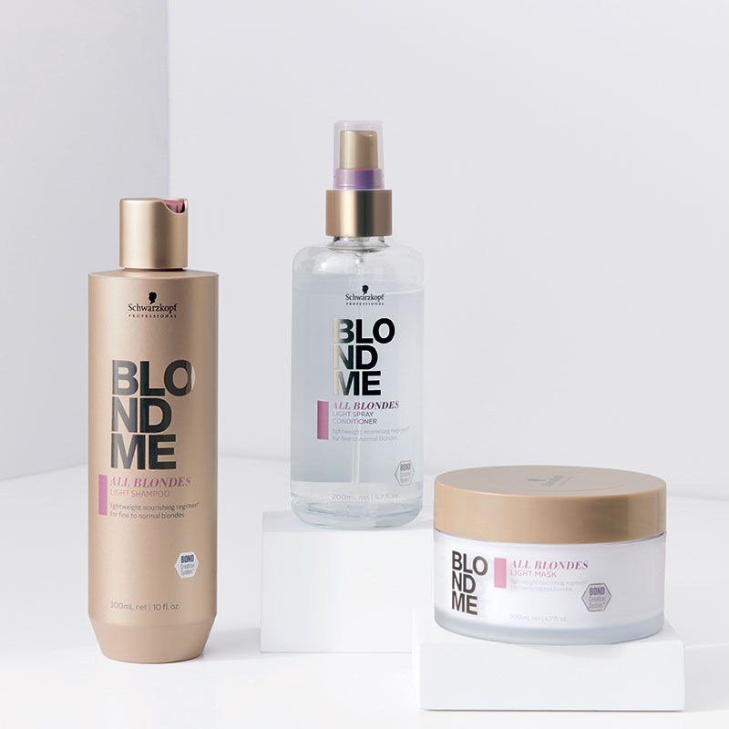 Masque léger pour cheveux blonds fins à normaux Blondme
