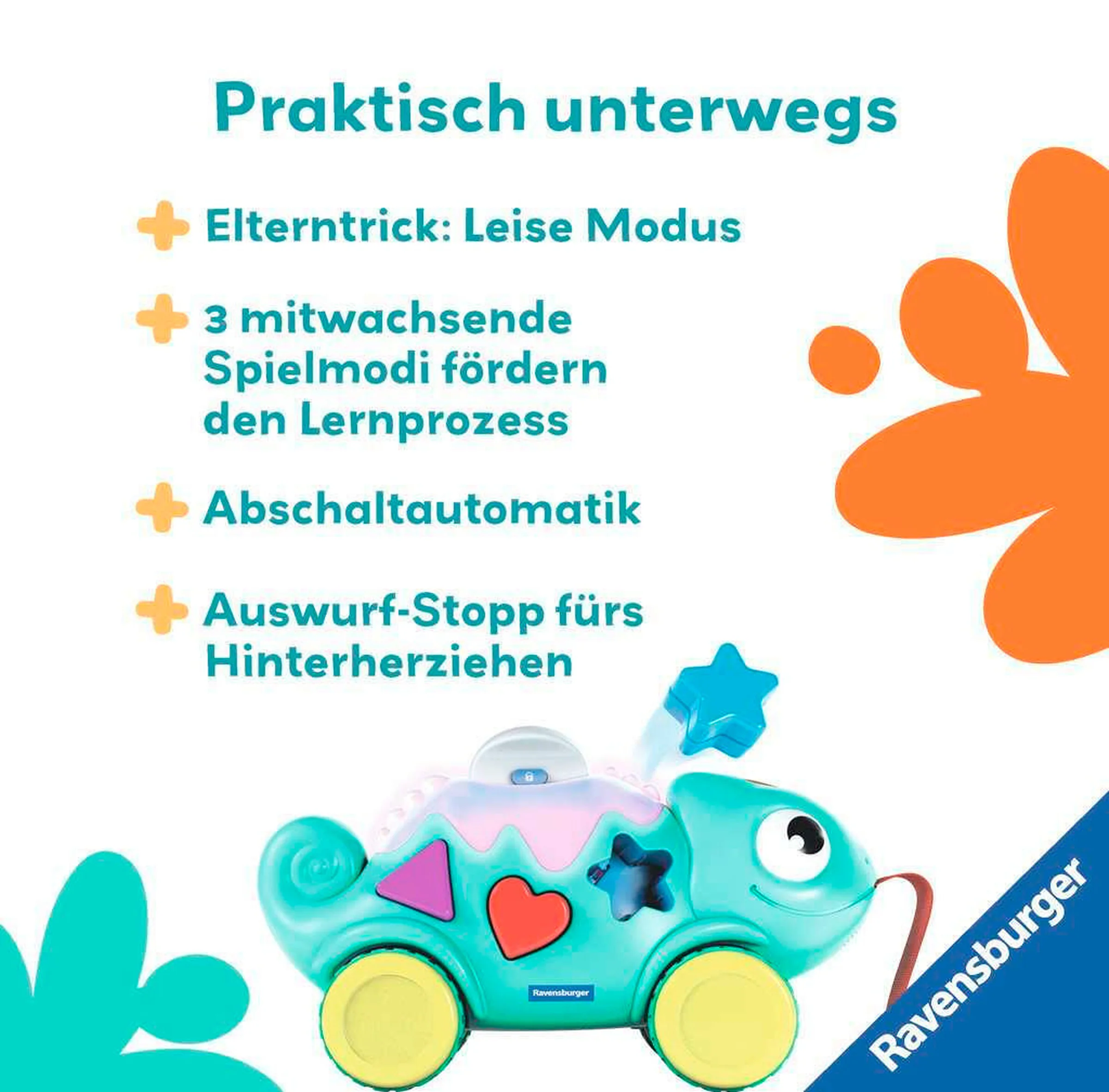 Ravensburger Musikalisches Farben & Formen Chamäleon