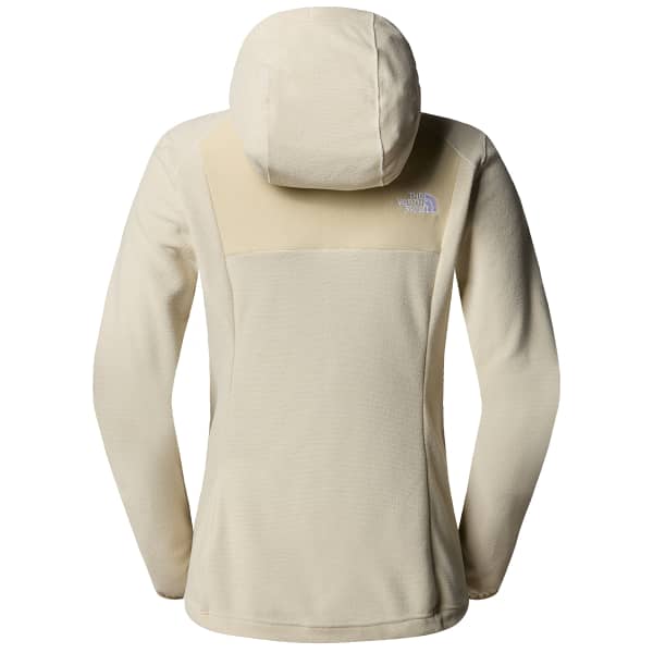 Veste polaire THE NORTH FACE W HOMESAFE FULL ZIP FLEECE HOODIE WHITE DUNE/GRAVEL STRIP